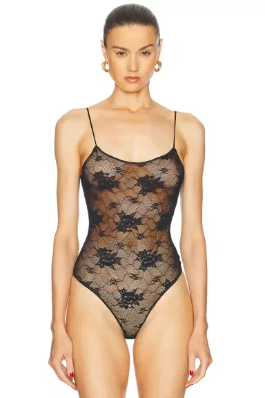 Oseree Soft Lace Bodysuit | Thumbnail 2 Oseree Soft Lace Bodysuit | Thumbnail 2