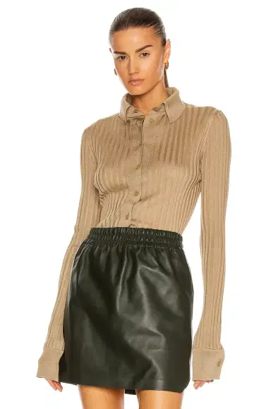 Bottega Veneta Light Weight Silk Rib Sweater | Thumbnail 1