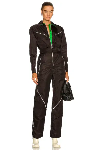 Bottega Veneta Nylon Long Jumpsuit | Thumbnail 1 Bottega Veneta Nylon Long Jumpsuit | Thumbnail 1