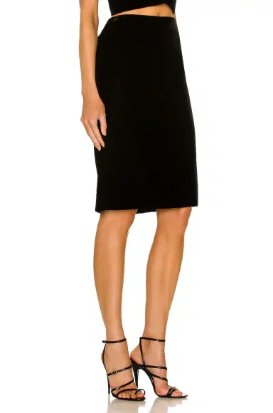Saint Laurent Satin Laque Skirt | Thumbnail 2 Saint Laurent Satin Laque Skirt | Thumbnail 2