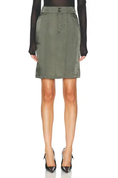 Saint Laurent Twill Skirt | Thumbnail 1 Saint Laurent Twill Skirt | Thumbnail 1