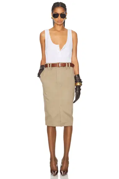 Saint Laurent Pencil Skirt | Thumbnail 4