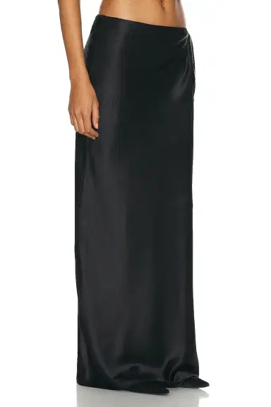 Saint Laurent Satin Maxi Skirt | Thumbnail 2 Saint Laurent Satin Maxi Skirt | Thumbnail 2