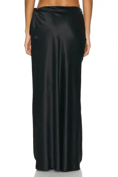 Saint Laurent Satin Maxi Skirt | Thumbnail 4 Saint Laurent Satin Maxi Skirt | Thumbnail 4