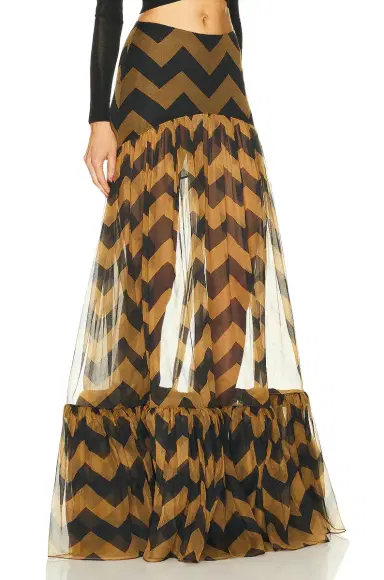 Saint Laurent Ruffle Skirt | Thumbnail 2 Saint Laurent Ruffle Skirt | Thumbnail 2