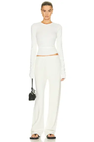 ÉTERNE Straight Leg Sweatpant | Thumbnail 4