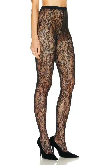 WARDROBE.NYC Lace Tights | Thumbnail 2