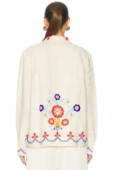 BODE Beaded Garden Party Shirt | Thumbnail 4