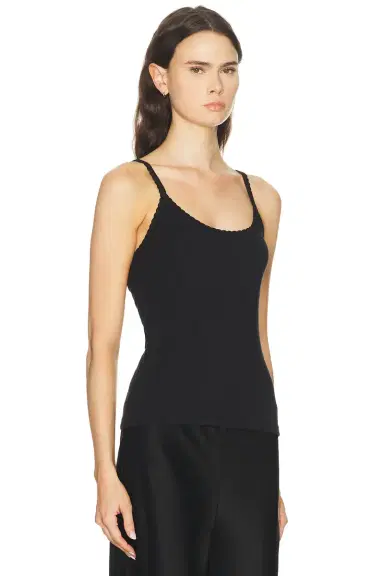 LESET Pointelle Classic Tank Top | Thumbnail 2