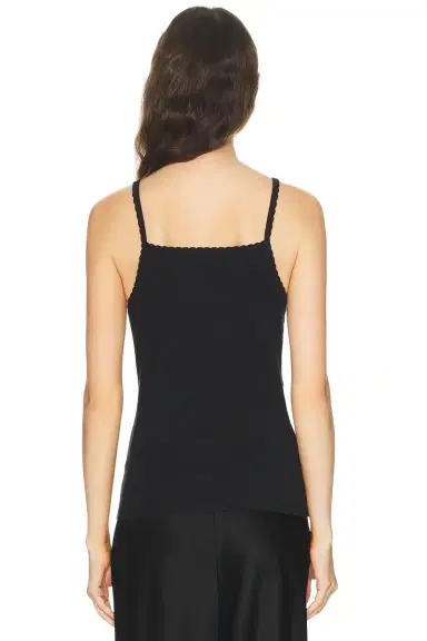 LESET Pointelle Classic Tank Top | Thumbnail 3