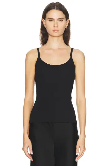 LESET Pointelle Classic Tank Top | Thumbnail 1