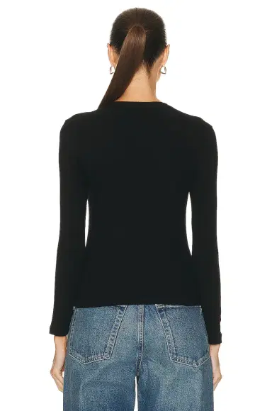LESET Kelly Slim Fit Long Sleeve Top | Thumbnail 3 LESET Kelly Slim Fit Long Sleeve Top | Thumbnail 3