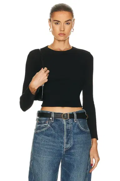 LESET Kelly Slim Fit Long Sleeve Top | Thumbnail 1 LESET Kelly Slim Fit Long Sleeve Top | Thumbnail 1