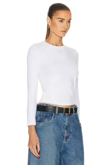 LESET Kelly Slim Fit Long Sleeve Top | Thumbnail 2