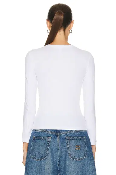 LESET Kelly Slim Fit Long Sleeve Top | Thumbnail 3