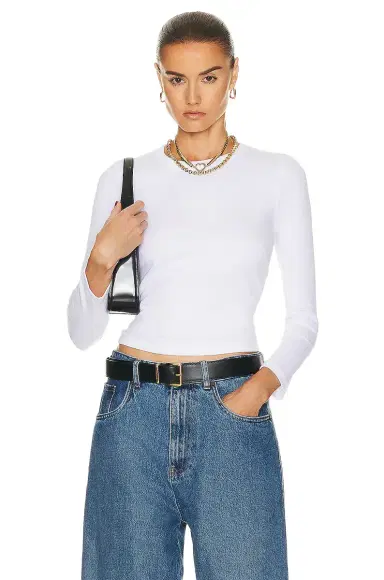 LESET Kelly Slim Fit Long Sleeve Top | Thumbnail 1
