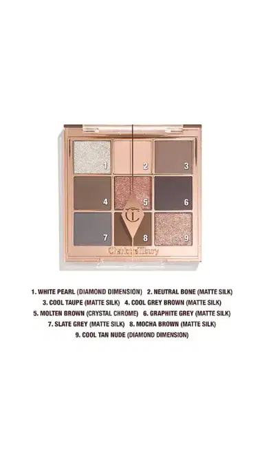 Charlotte Tilbury Charlotte's Palette of Beautifying Eye Trends | Thumbnail 2 Charlotte Tilbury Charlotte's Palette of Beautifying Eye Trends | Thumbnail 2