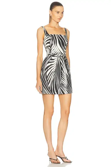 NICHOLAS Zoya Sleeveless Hourglass Mini Dress With Belt | Thumbnail 2 NICHOLAS Zoya Sleeveless Hourglass Mini Dress With Belt | Thumbnail 2