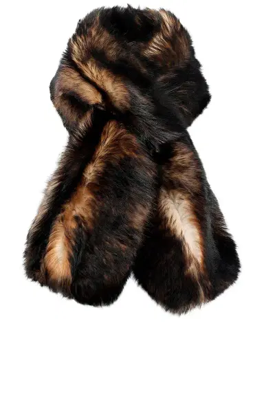 Nour Hammour Montaigne Shearling Scarf | Thumbnail 1