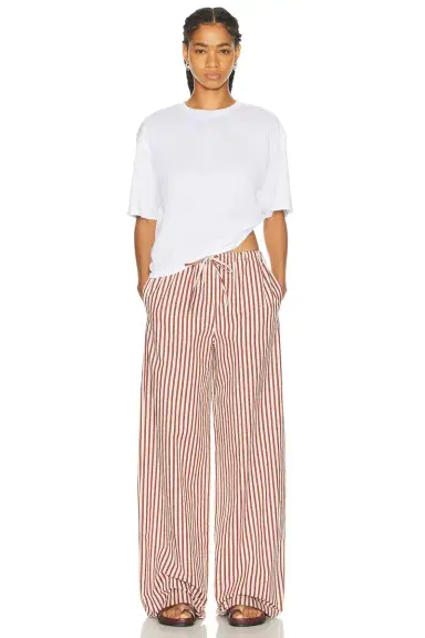 Sprwmn Oversized Cropped Boxy Tee | Thumbnail 4 Sprwmn Oversized Cropped Boxy Tee | Thumbnail 4