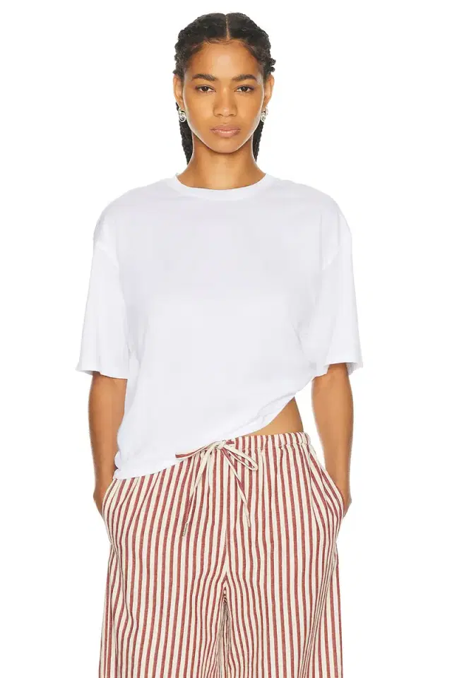 SPRWMN Oversized Cropped Boxy Tee