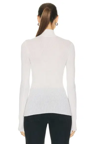 Sprwmn Mock Neck Top | Thumbnail 3