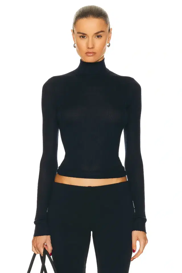 SPRWMN Mock Neck Top