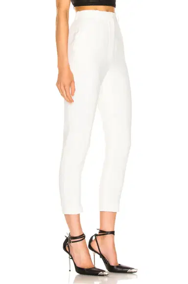 Alexander McQueen High Waisted Cigarette Pant | Thumbnail 2 Alexander McQueen High Waisted Cigarette Pant | Thumbnail 2