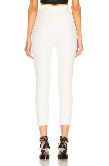 Alexander McQueen High Waisted Cigarette Pant | Thumbnail 3 Alexander McQueen High Waisted Cigarette Pant | Thumbnail 3