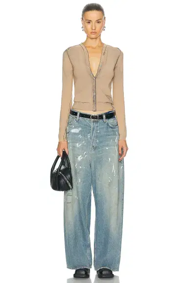 Acne Studios Baggy Wide Leg Jeans | Thumbnail 4 Acne Studios Baggy Wide Leg Jeans | Thumbnail 4