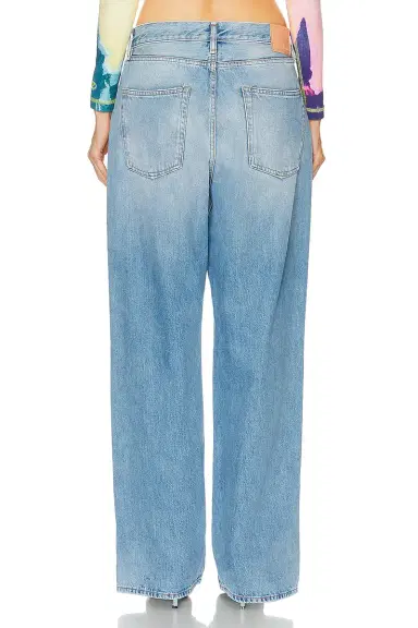Acne Studios Low Rise Baggy Wide Leg Jeans | Thumbnail 3
