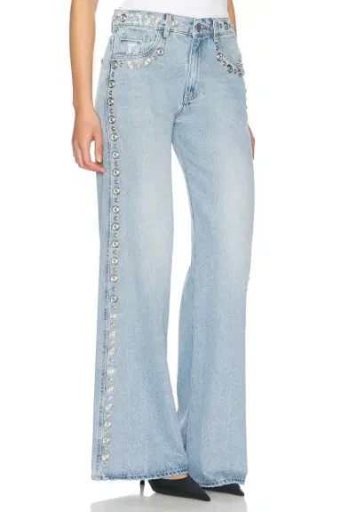 Coperni Studded Wide Leg Jeans | Thumbnail 2