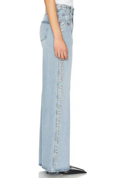 Coperni Studded Wide Leg Jeans | Thumbnail 3