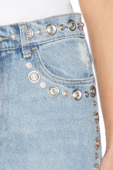 Coperni Studded Wide Leg Jeans | Thumbnail 6