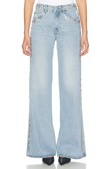Coperni Studded Wide Leg Jeans | Thumbnail 1