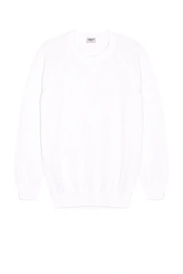 Ghiaia Cashmere Cotton Raglan Crewneck