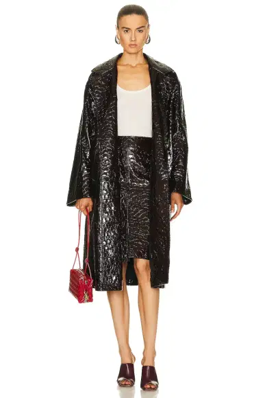 Bottega Veneta Embossed Skirt | Thumbnail 4 Bottega Veneta Embossed Skirt | Thumbnail 4