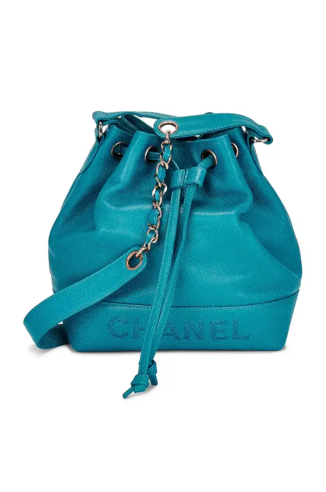 chanel Chanel Caviar Vintage Drawstring Bucket Bag