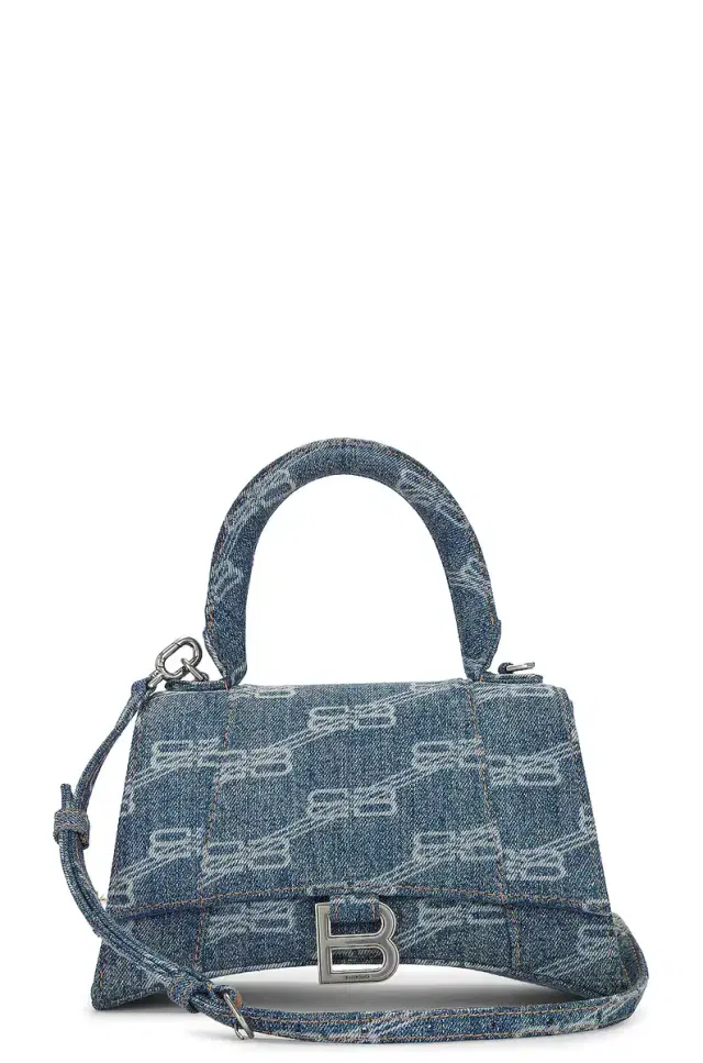 balenciaga Balenciaga Small Hourglass Top Handle Bag