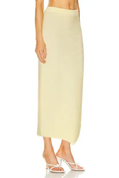 Bottega Veneta Cotton Moving Rib Skirt | Thumbnail 2 Bottega Veneta Cotton Moving Rib Skirt | Thumbnail 2