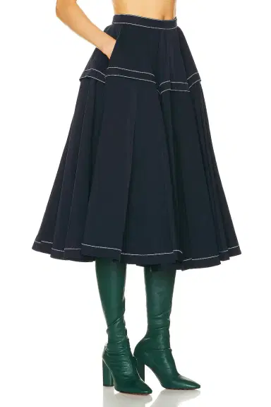 Bottega Veneta Tech Nylon Skirt | Thumbnail 2 Bottega Veneta Tech Nylon Skirt | Thumbnail 2