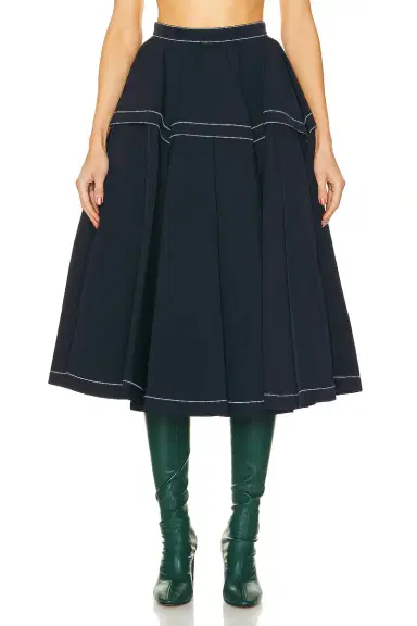 Bottega Veneta Tech Nylon Skirt | Thumbnail 1 Bottega Veneta Tech Nylon Skirt | Thumbnail 1