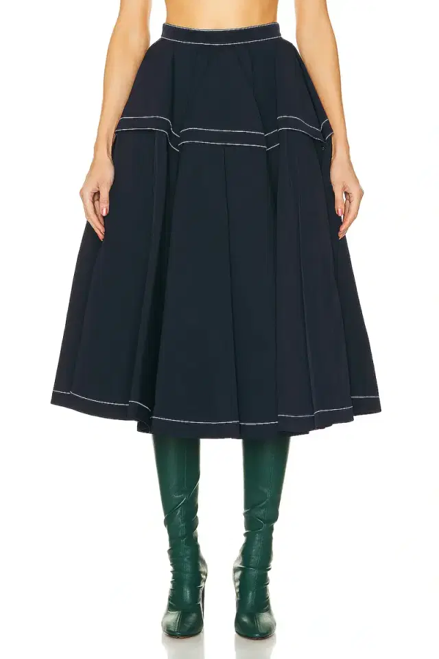 Bottega Veneta Tech Nylon Skirt