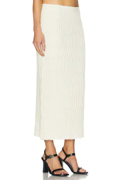 Bottega Veneta Rib Knit Midi Skirt | Thumbnail 2