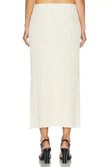 Bottega Veneta Rib Knit Midi Skirt | Thumbnail 4
