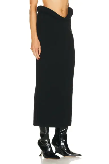 Bottega Veneta Viscose Compact Frise Skirt | Thumbnail 2 Bottega Veneta Viscose Compact Frise Skirt | Thumbnail 2