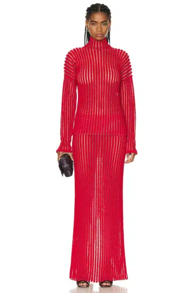 Bottega Veneta Stripes Long Skirt | Thumbnail 4 Bottega Veneta Stripes Long Skirt | Thumbnail 4