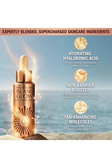 Charlotte Tilbury Beautiful Skin Island Glow Easy Tanning Drops | Thumbnail 6