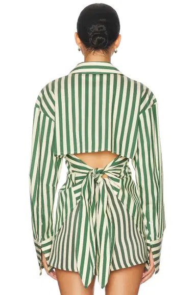 SIMONMILLER Loch Poplin Button Up Top | Thumbnail 3 SIMONMILLER Loch Poplin Button Up Top | Thumbnail 3