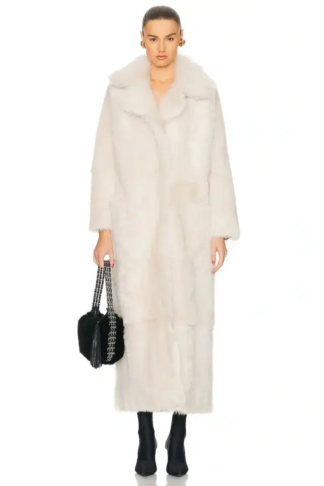 NOUR HAMMOUR For FWRD Evita Extra Long Coat